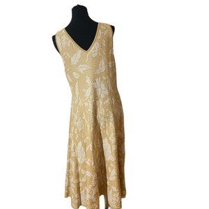 Peruvian Connection Dress  Large Tan Cream  Pima Cotton